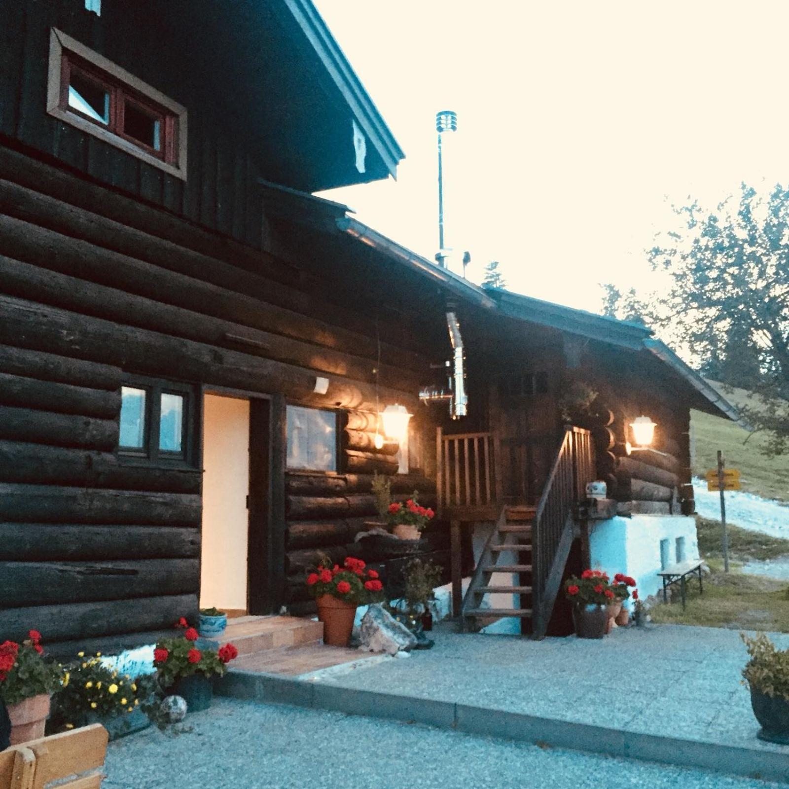 Bruendling-Alm Berggasthof Auf 1167M Auf Dem Hochfelln Берґен Екстер'єр фото